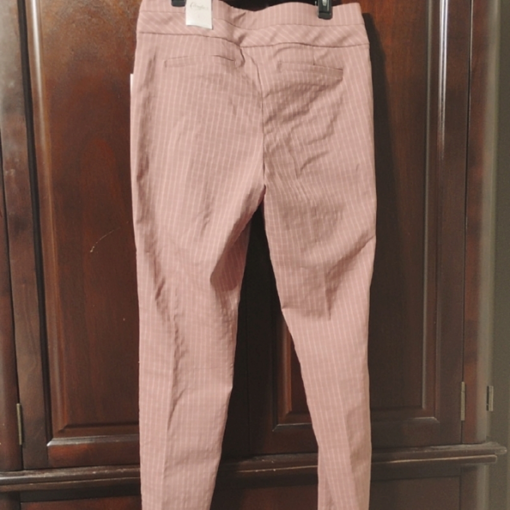 Candies Pink Striped Chinos